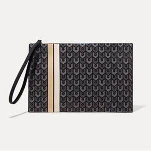 Rothy’s wristlet in signature print black gray like new